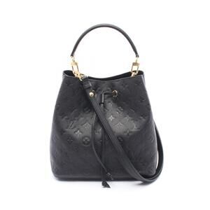 Louis Vuitton NeoNoe Leather Empreinte Handbag Black